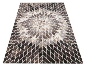 Makro Abra Moderní kusový koberec Panamero 10 Hnědý Rozměr: 60x100 cm