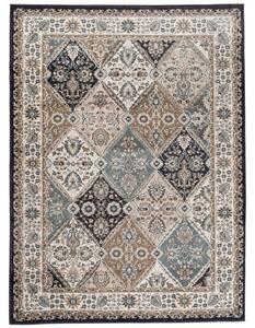 Makro Abra Kusový koberec klasický DUBAI L427B antracitový Rozměr: 120x170 cm