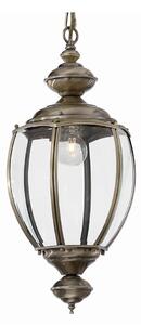 Ideal Lux - Lustr na řetězu NORMA 1xE27/60W/230V pr. 25 cm bronzová