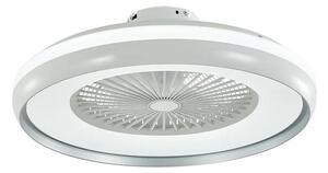 LED Stropní svítidlo s ventilátorem LED/45W/230V 3000/4000/6500K šedá
