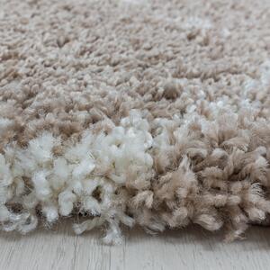Ayyildiz, Chlupatý kusový koberec Salsa Shaggy 3201 beige | Béžová Typ: kulatý 80x80 cm