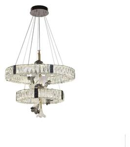 LED Stmívatelný křišťálový lustr na lanku LED/70W/230V + dálkové ovládání