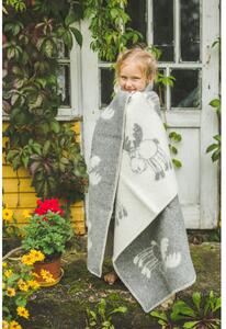 Vlněná deka dětská Los šedý 90 x 130 cm