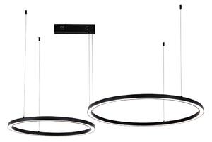 Immax NEO 07216L - LED Stmívatelný lustr FINO 93W/230V 60/80cm černá Tuya+DO