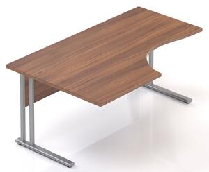 Kancelářský stůl Visio K 160x70/100 cm levý Barva: Třešeň