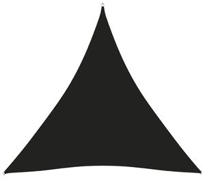 Stínící plachta oxfordská látka trojúhelníková 3x3x3 m černá