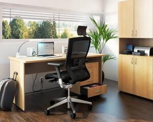Kancelářský stůl Pro Office 80/120x180 cm pravý Barva: Třešeň