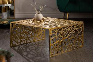 Konferenční stolek ASTRA 60 cm - zlatá