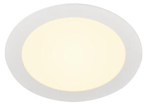 LA 1003009 SENSER 18 Indoor, stropní vestavné LED svítidlo kruhové, bílé, 3000K - BIG WHITE (SLV)