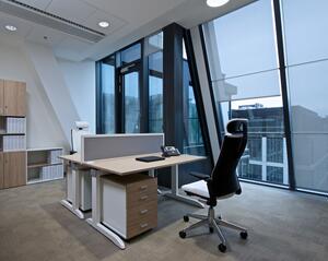 Kancelářský stůl Pro Office C 80/120x180 cm levý Barva: Třešeň