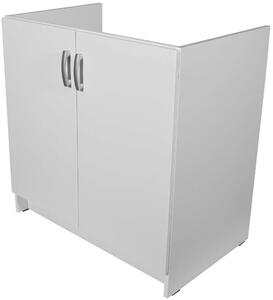 Kuchyňská dřezová skříňka 80 cm bílá