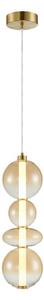 LED Lustr na lanku DAPHNE LED/36W/230V zlatá