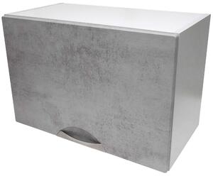 Horní skříňka výklopná barva beton korpus šedý 60 cm