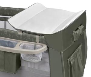 Lionelo - Cestovní postýlka SVEN PLUS Beige Olive