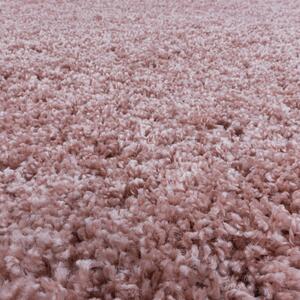 Ayyildiz koberce Kusový koberec Sydney Shaggy 3000 rose kruh ROZMĚR: 80x80 (průměr) kruh