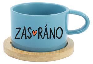 ZAS_RÁNO - modrý hrníček makronka 200 ml