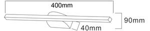Zuma Line W89551-40BK - LED Obrazové svítidlo ARVI LED/12W/230V 40 cm černá