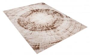 Makro Abra Kusový koberec moderní PALERMO N328A Pařez stromu béžový hnědý Rozměr: 200x300 cm
