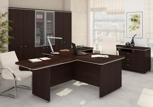 Kancelářský stůl Top Office 180x94,8 cm levý Barva: Wenge
