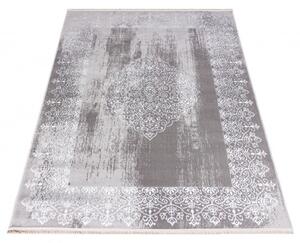 Makro Abra Kusový koberec klasický PALERMO E054A šedý bílý Rozměr: 160x230 cm