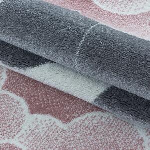Ayyildiz koberce Dětský kusový koberec Funny 2101 pink kruh ROZMĚR: 120x120 (průměr) kruh