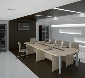 Konferenční stůl Top Office 135x60 cm Barva: Akát světlý