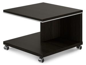 Mobilní konferenční stolek Top Office 70x70 cm Barva: Wenge