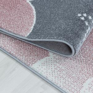 Ayyildiz koberce Dětský kusový koberec Funny 2101 pink kruh ROZMĚR: 120x120 (průměr) kruh