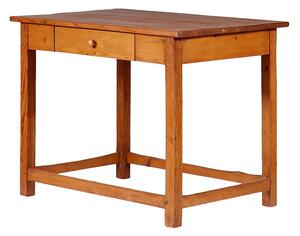 Repasovaný starožitný stůl z masivního smrkového dřeva