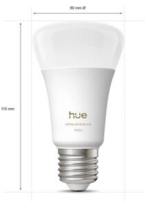 SADA 2x LED Stmív. žárovka Philips Hue WHITE AMBIANCE E27/8,1W/230V 1000-20000K