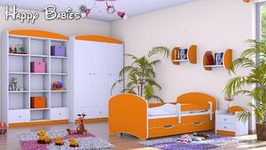 Dětská postel Happy Babies - oranžová