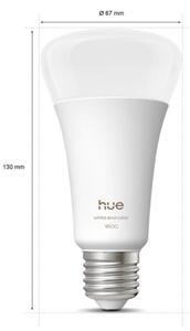 LED Stmívatelná žárovka Philips Hue WACA E27/11,8W/230V 1000-20000K
