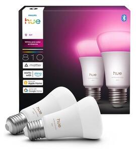 SADA 2x LED Stmívatelná žárovka Philips Hue WACA E27/6W/230V 1000-20000K