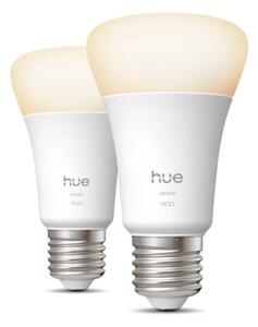 SADA 2x LED Stmívatelná žárovka Philips Hue WHITE E27/9,5W/230V 2700K