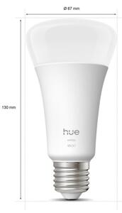 LED Stmívatelná žárovka Philips Hue WHITE E27/13,5W/230V 2700K