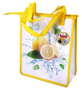 Termo taška na zip TORO 32x27x13cm citron