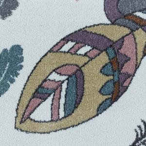 Ayyildiz koberce Dětský kusový koberec Funny 2104 violet kruh - 120x120 (průměr) kruh cm