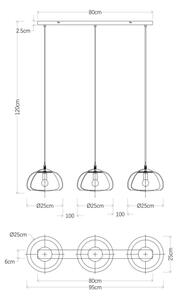 Globo 15743-3H - Lustr na lanku JELLA 3xE14/40W/230V