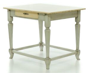 Repasovaný starožitný stolek z tvrdého dřeva