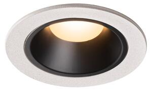 LA 1003805 NUMINOS® DL S vnitřní LED zápustné stropní svítidlo bílá/černá 3000 K 20° včetně listových pružin - BIG WHITE (SLV)