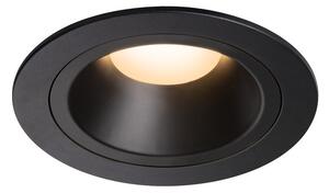 LA 1003871 NUMINOS® DL M vnitřní LED zápustné stropní svítidlo černá/černá 3000 K 55° včetně listových pružin - BIG WHITE (SLV)
