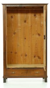 Dvoudveřová skříň z masivního dřeva - pozdní Biedermeier