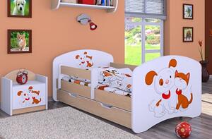 Dětská postel Happy Babies - pejsek a kočička