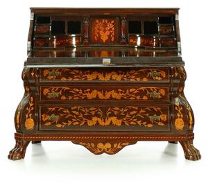 Replika barokní psací komody - sekretáře