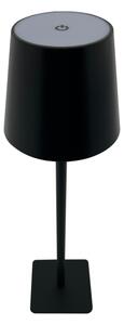 LED Stmívatelná dotyková stolní lampa LED/5W/5V USB 1200 mAh černá
