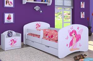 Dětská postel Happy Babies - víla s motýlkami