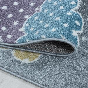 Ayyildiz koberce Dětský kusový koberec Lucky 3611 grey kruh - 120x120 (průměr) kruh cm