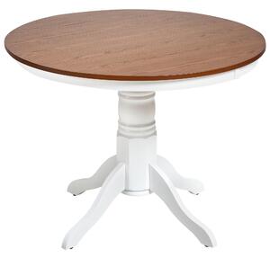 Jídelní stůl AKRON Hnědý jasan 100 cm 100 cm Dřevo