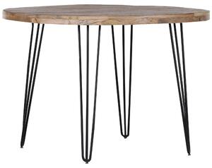 JÍDELNÍ STŮL, mangové dřevo, přírodní barvy, 105/105/76 cm Zandiara - Jídelní stoly
