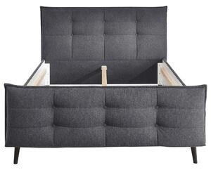 ČALOUNĚNÁ POSTEL 140/200 cm, textil, kompozitní dřevo, antracitová MID.YOU - Jednolůžkové postele, Online Only